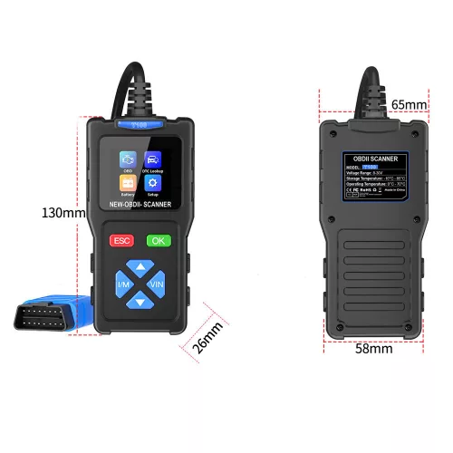 T100 OBDII Diagnosztikai eszköz, hibakód olvasó