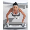 Robiflex Multifunkciós hasizomtréner gumiszalaggal és könyöktámasszal – Teljes testet formáló otthoni fitneszeszköz