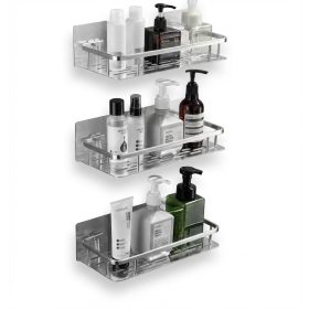 3 szintes alumínium fürdőszobai sarokpolc