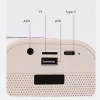 Hordozható RGB Bluetooth karaoke hangszóró 2 vezeték nélküli mikrofonnal