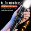 D73 USB tölthető, zoomolható LED kézilámpa – erős fényű kültéri zseblámpa