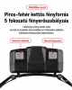 Piros-fehér fényű szenzoros LED fejlámpa – újratölthető, könnyű kivitel