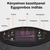 Intelligens vibrációs edzőpad távirányítóval - beépített hangszoróval - RSB-304, fekete 