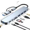 USB Type-C 8in1 univerzális elosztó HUB