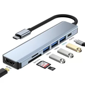 7 az 1-ben USB-C HUB