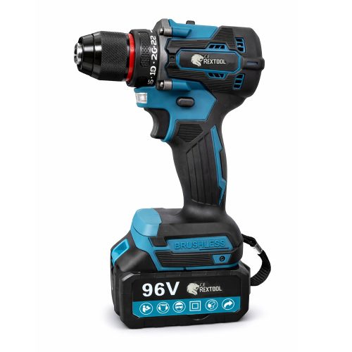 Rextool 3 részes akkumulátoros szerszámkészlet 2×96V akkumulátorral