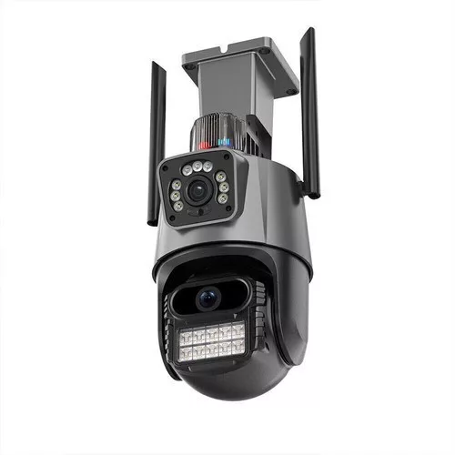 Titan 360° 8 MP 4K 4G SIM-kártyás kültéri PTZ biztonsági kamera – iCSee, IP66