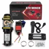 Pro ATV Winch 12V / 5000 lbs (2268 kg) Elektromos csörlő acélkötéllel