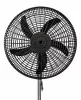 2 darabos, 18 colos állóventilátor szett – 5 lapáttal, 3 sebességfokozattal, 104-132 cm között állítható, fekete