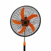 2 darabos, 18 colos állóventilátor szett – 5 lapáttal, 3 sebességfokozattal, 104-132 cm között állítható, narancs