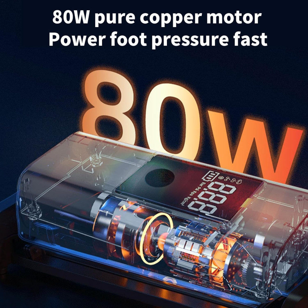 A mini kompresszor 80 wattos motorjának bemutatása