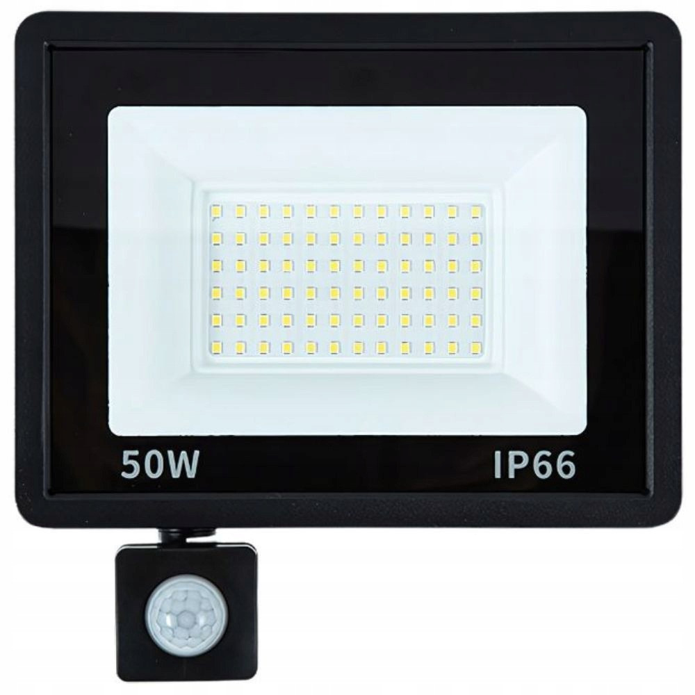 50 W kültéri LED reflektor mozgásérzékelővel
